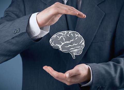 Intellectual property protection law and rights copyright and patents concept. Protect business ideas and headhunter concepts.